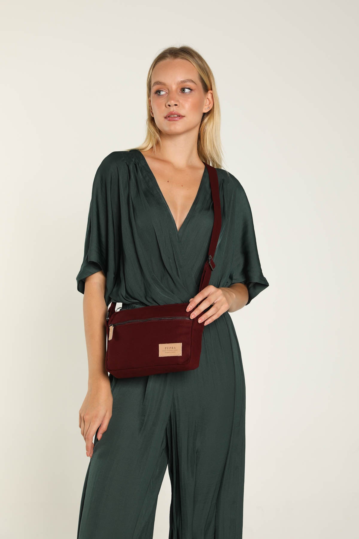 Roxy Çapraz Askılı Çanta - Bordo