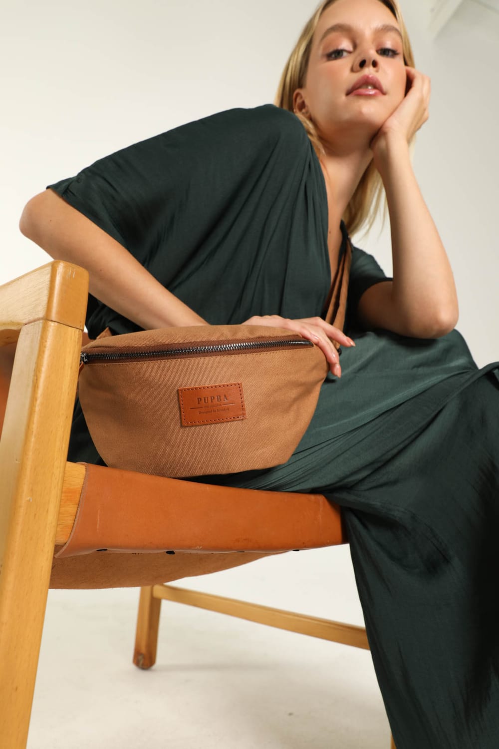 Mojo-Gürteltasche – Hellbraun