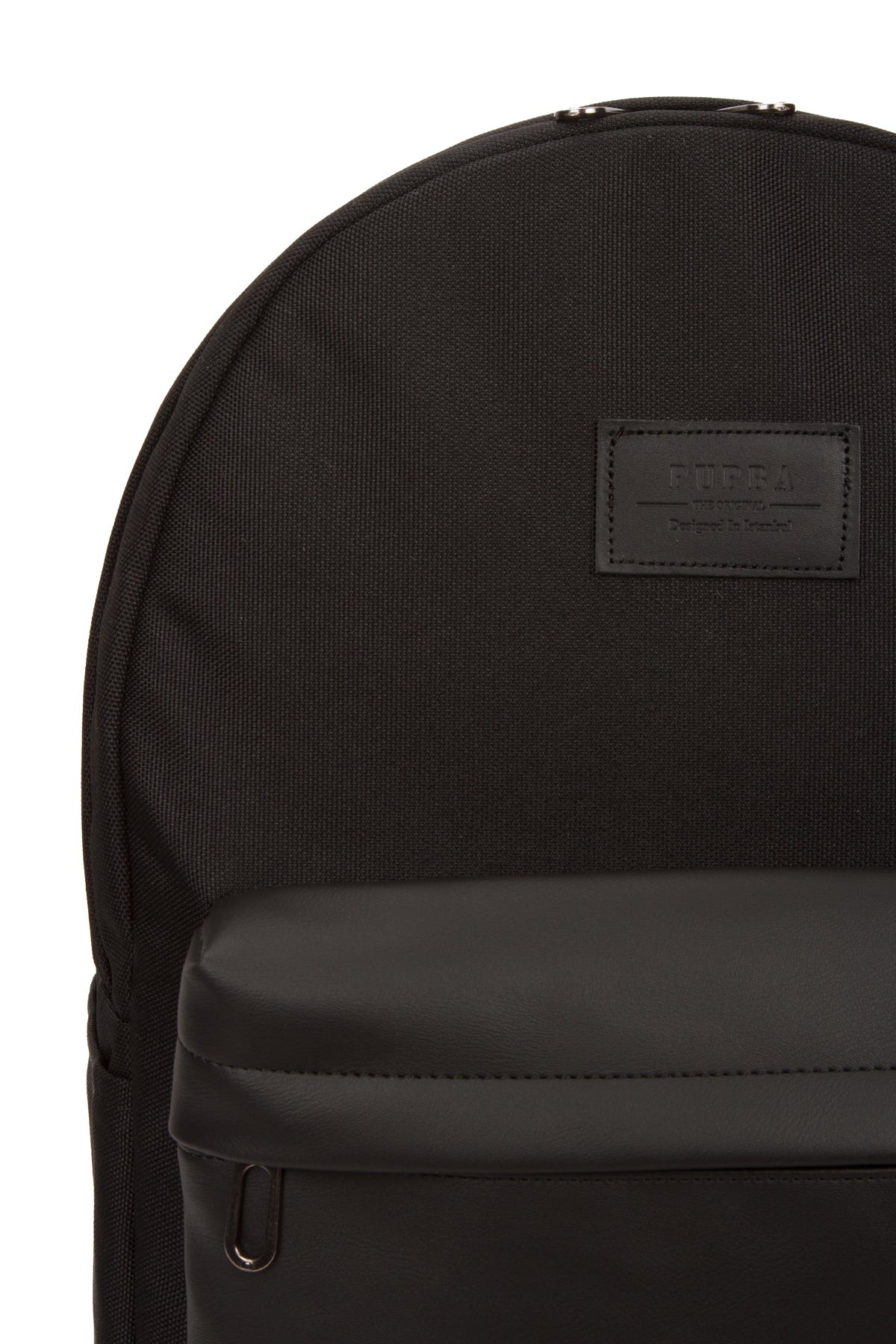 Indigo Backpack - Black Leather Pocket