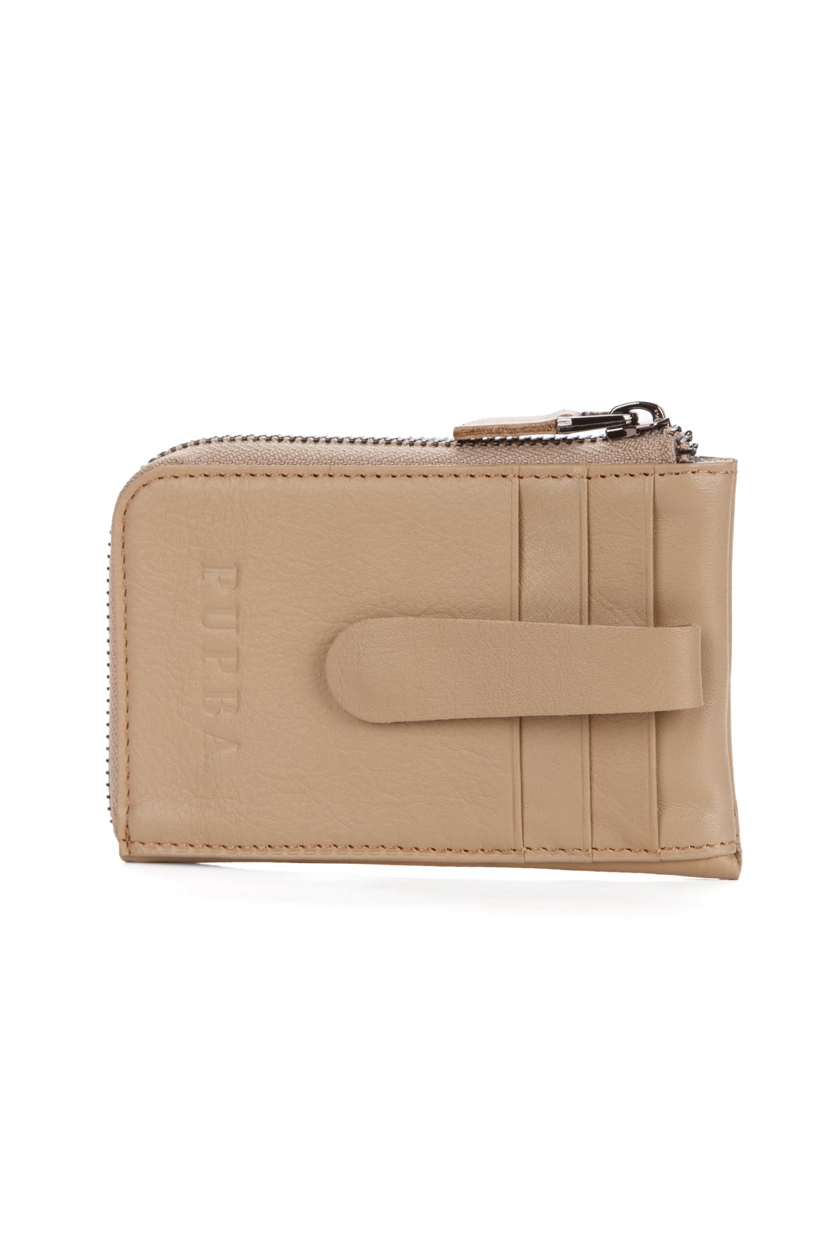 Pi Leather Wallet - Beige