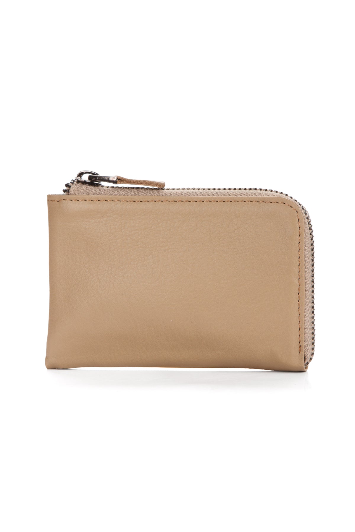 Pi Leather Wallet - Beige