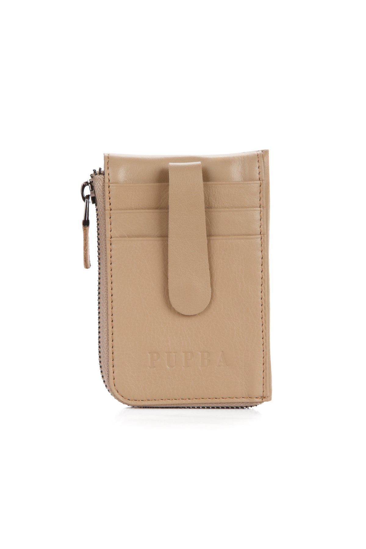 Pi Leather Wallet - Beige