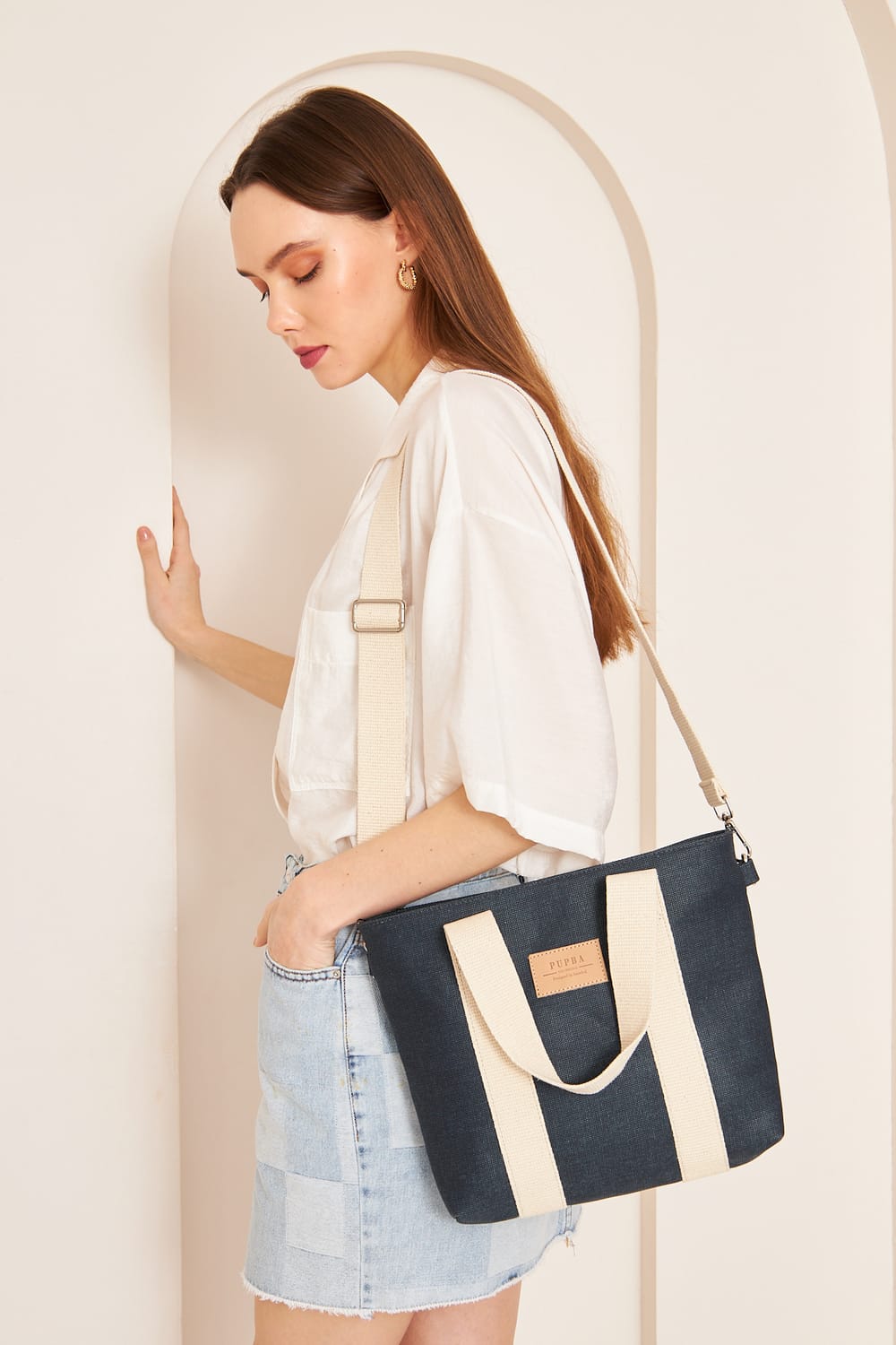 Yaga Tote Bag - Navy Blue