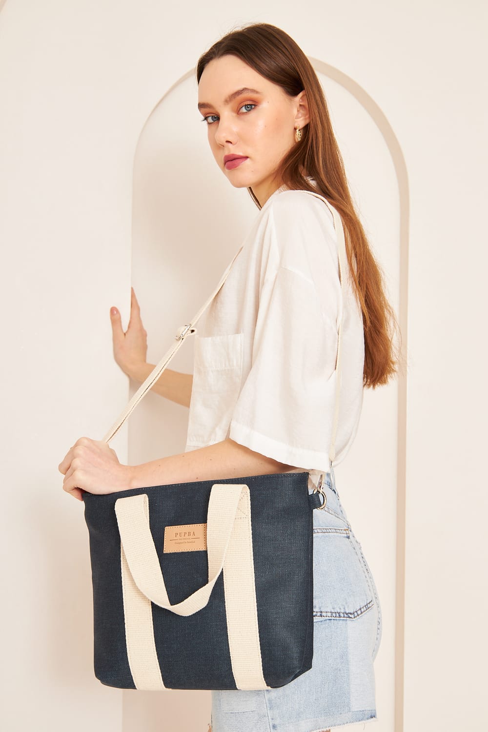 Yaga Tote Bag - Navy Blue