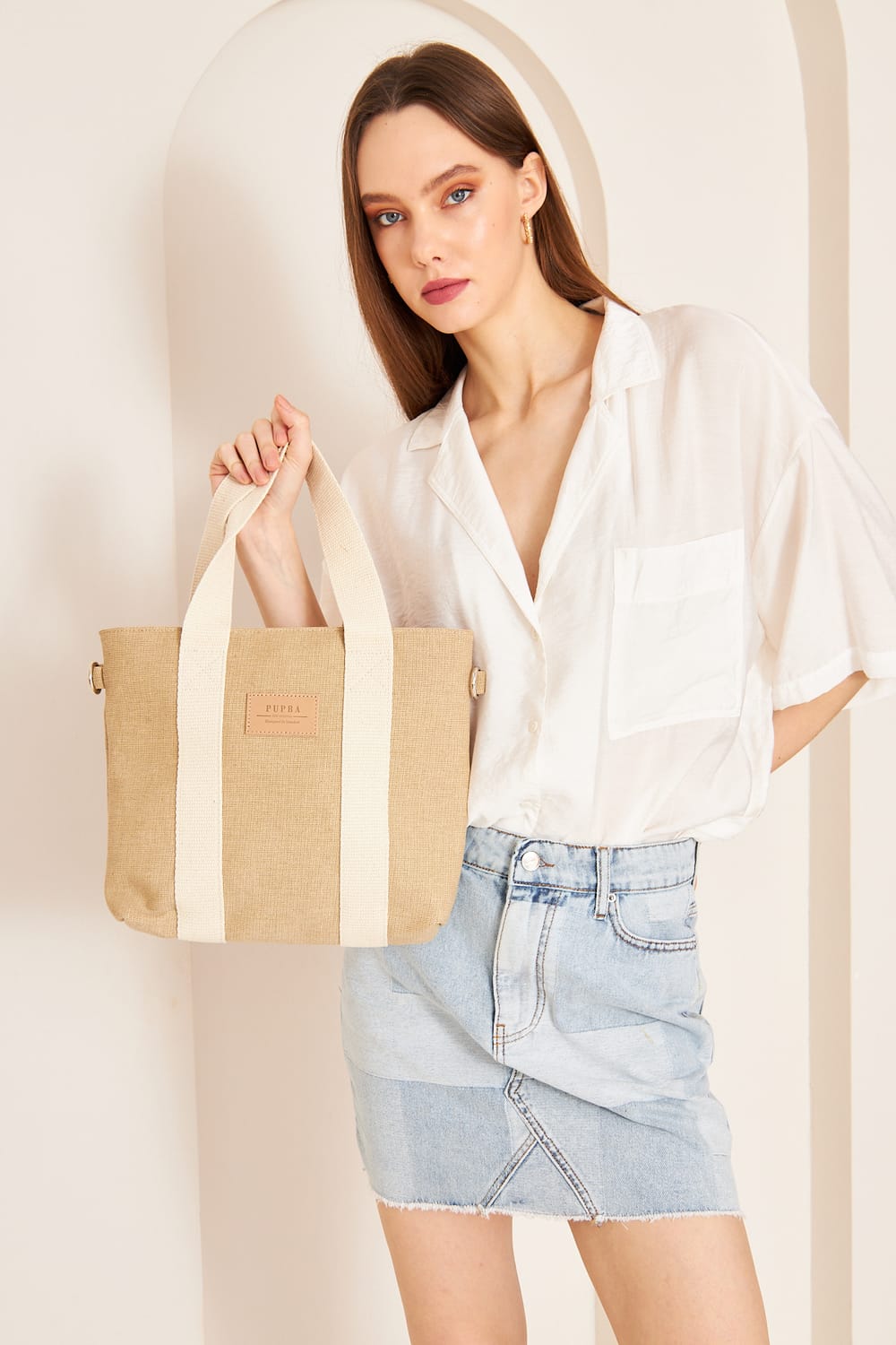 Yaga Tote Bag - Tan