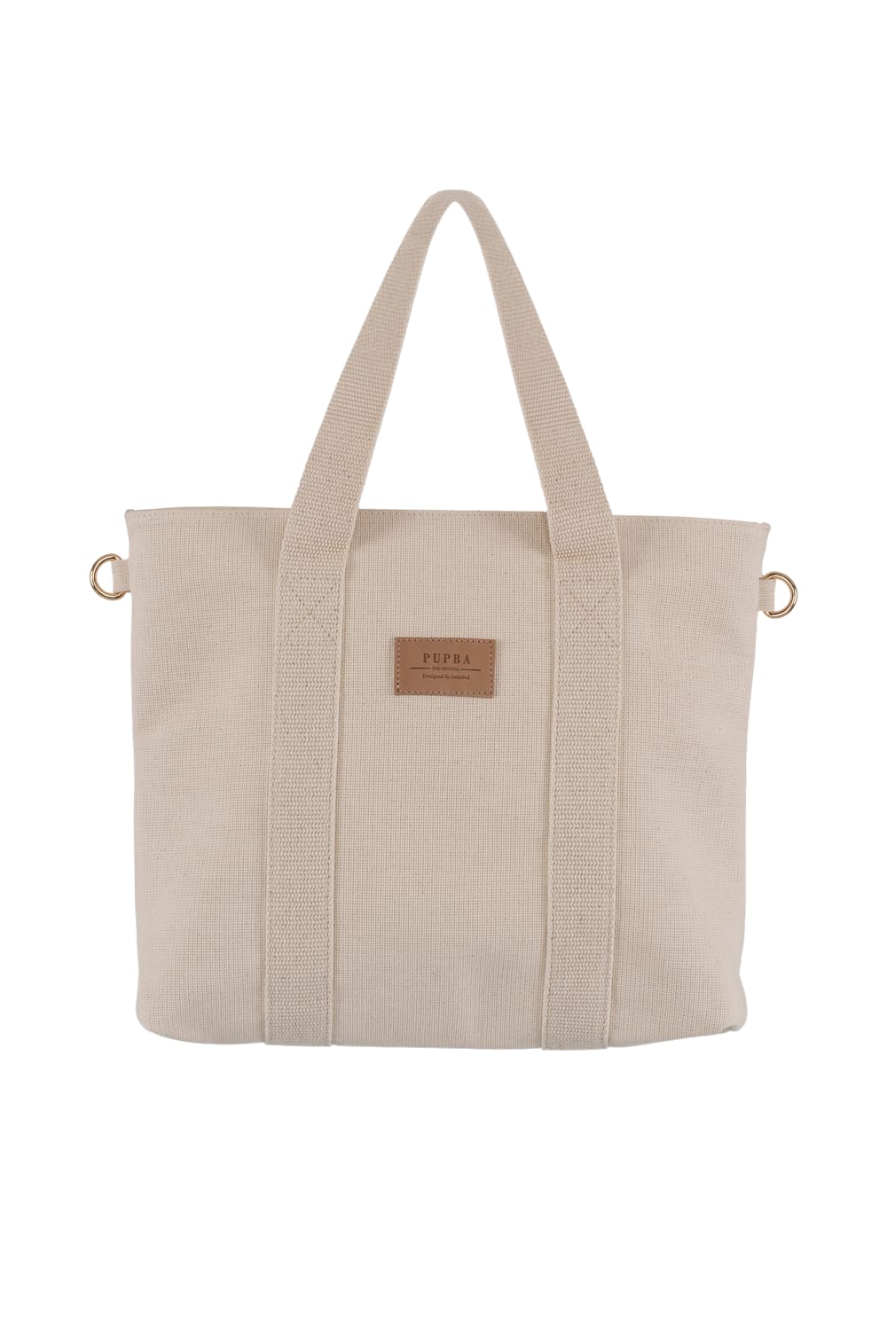 Yaga Large Tote Bag - Krem